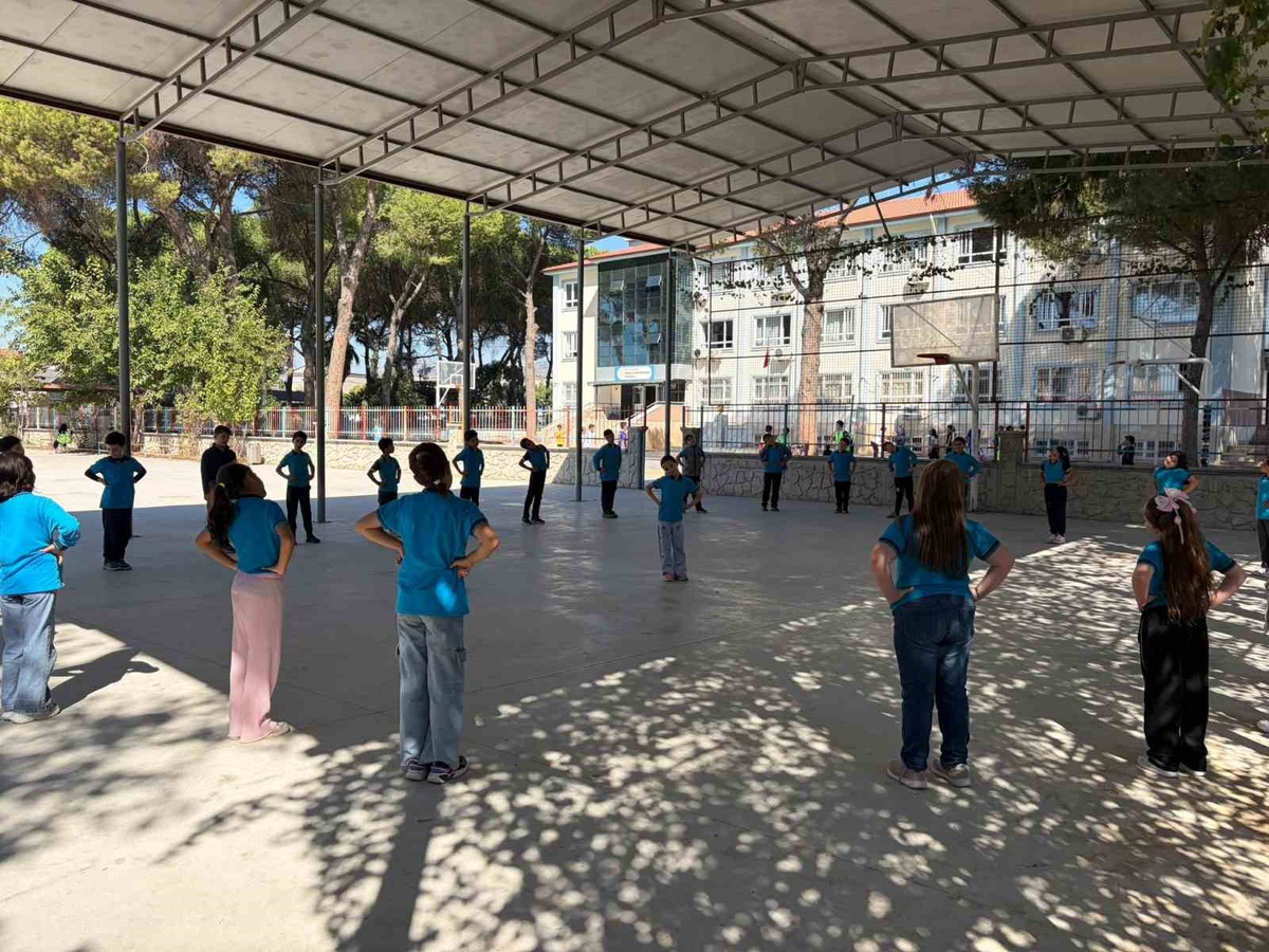 Aydın'da Spora İlk Adım projesiyle 4. sınıf öğrencileri antrenmanlara devam ediyor