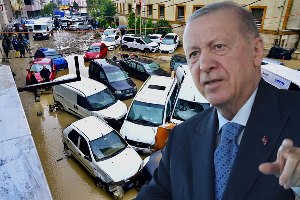 Cumhurbaşkanı Erdoğan'dan İstanbul'daki sel felaketiyle ilgili açıklama! Hayati bir uyarısı var