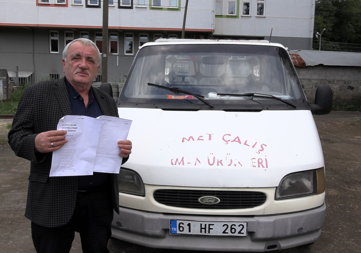Trabzon'dan hiç çıkmayan kamyonete İstanbul otoyolundan ceza! Emekli polis sahte plaka endişesiyle başvuracak