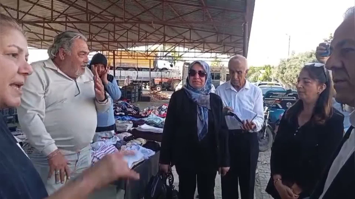 İYİ Parti Osmaniye İl Başkanı Kılıç, Düziçi pazarında esnafın sorunlarını dinledi