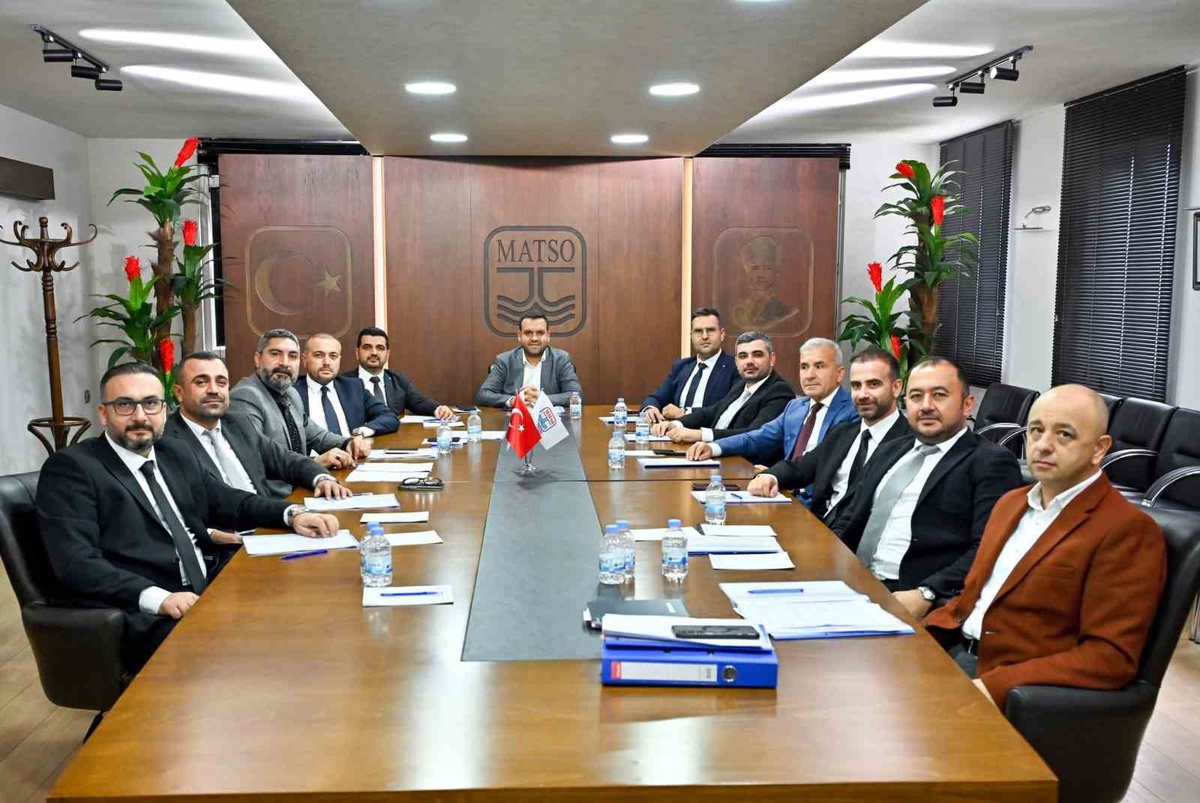 MATSO'da görev dağılımı yapıldı, başkan yardımcılıklarına Özden ve Ünal seçildi