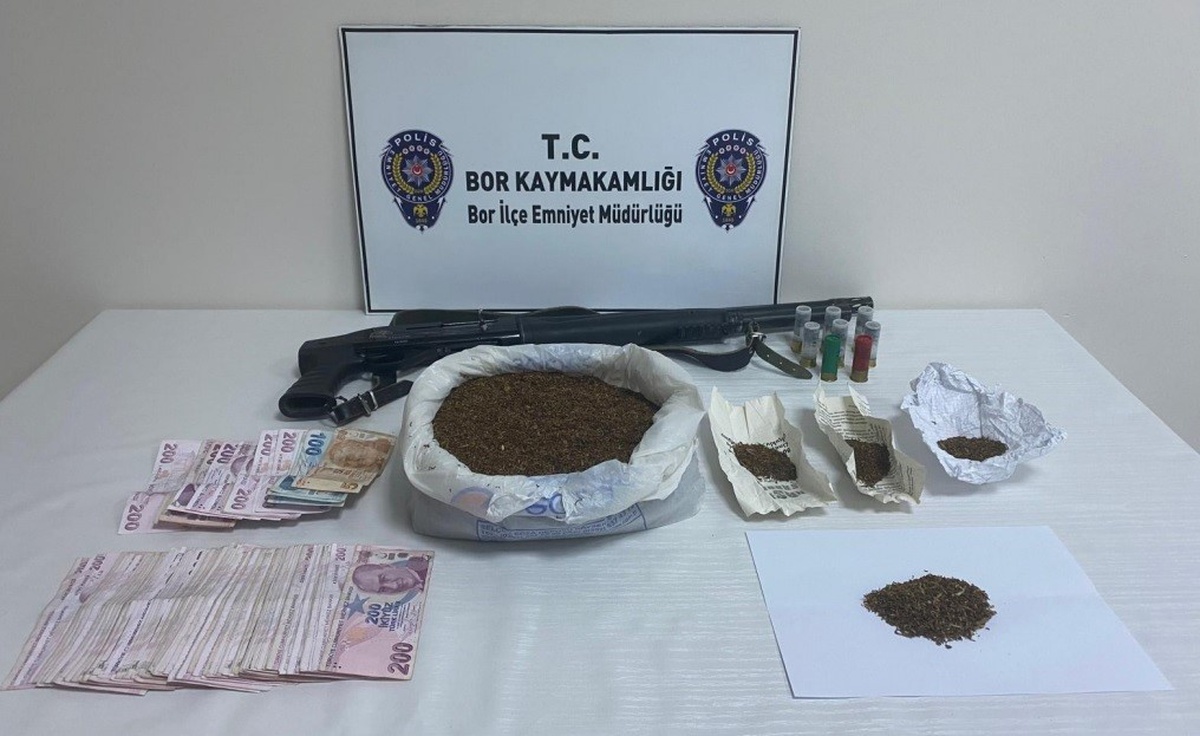 Niğde Bor'da operasyonda 1 kilo 103,30 gram uyuşturucu ele geçti, 1 kişi tutuklandı