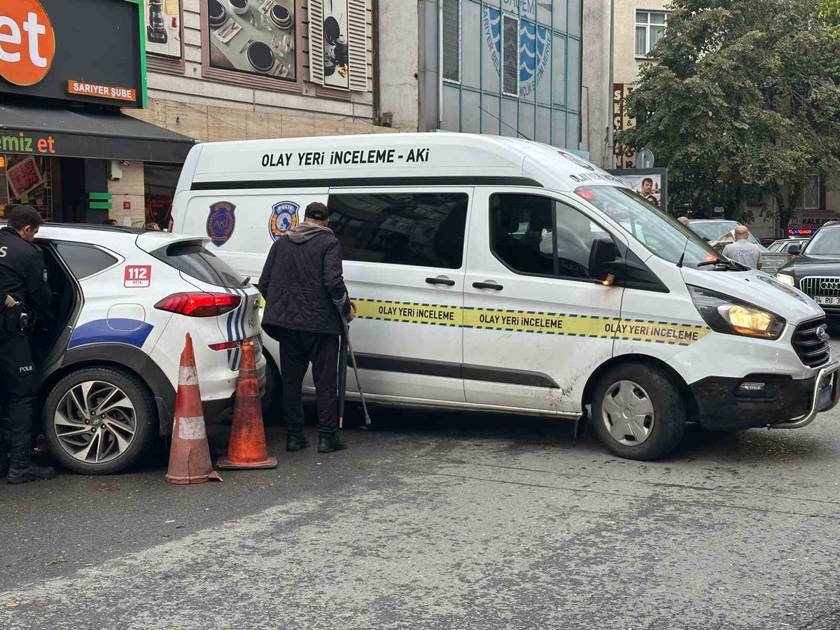 Sarıyer'de iş yerini kurşunlayan motosikletli iki şahıs 1 kişiyi yaraladı
