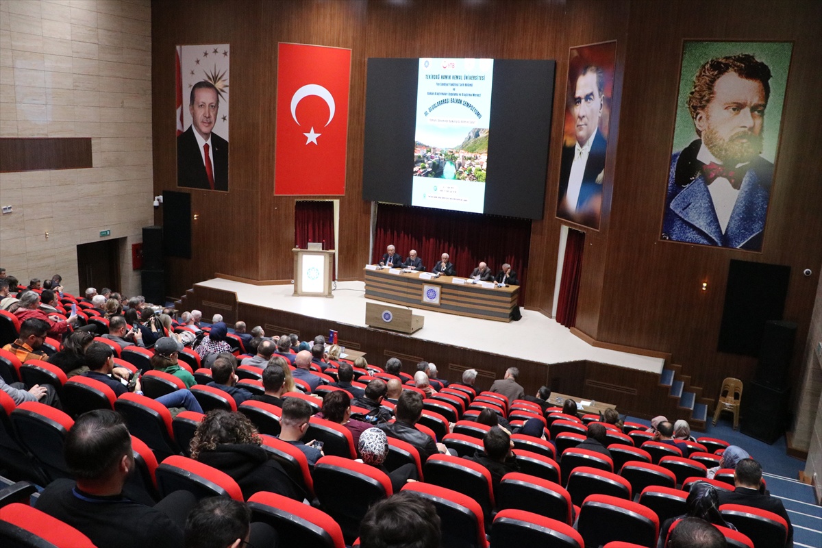 Tekirdağ'da 3. Uluslararası Balkan Sempozyumu başladı