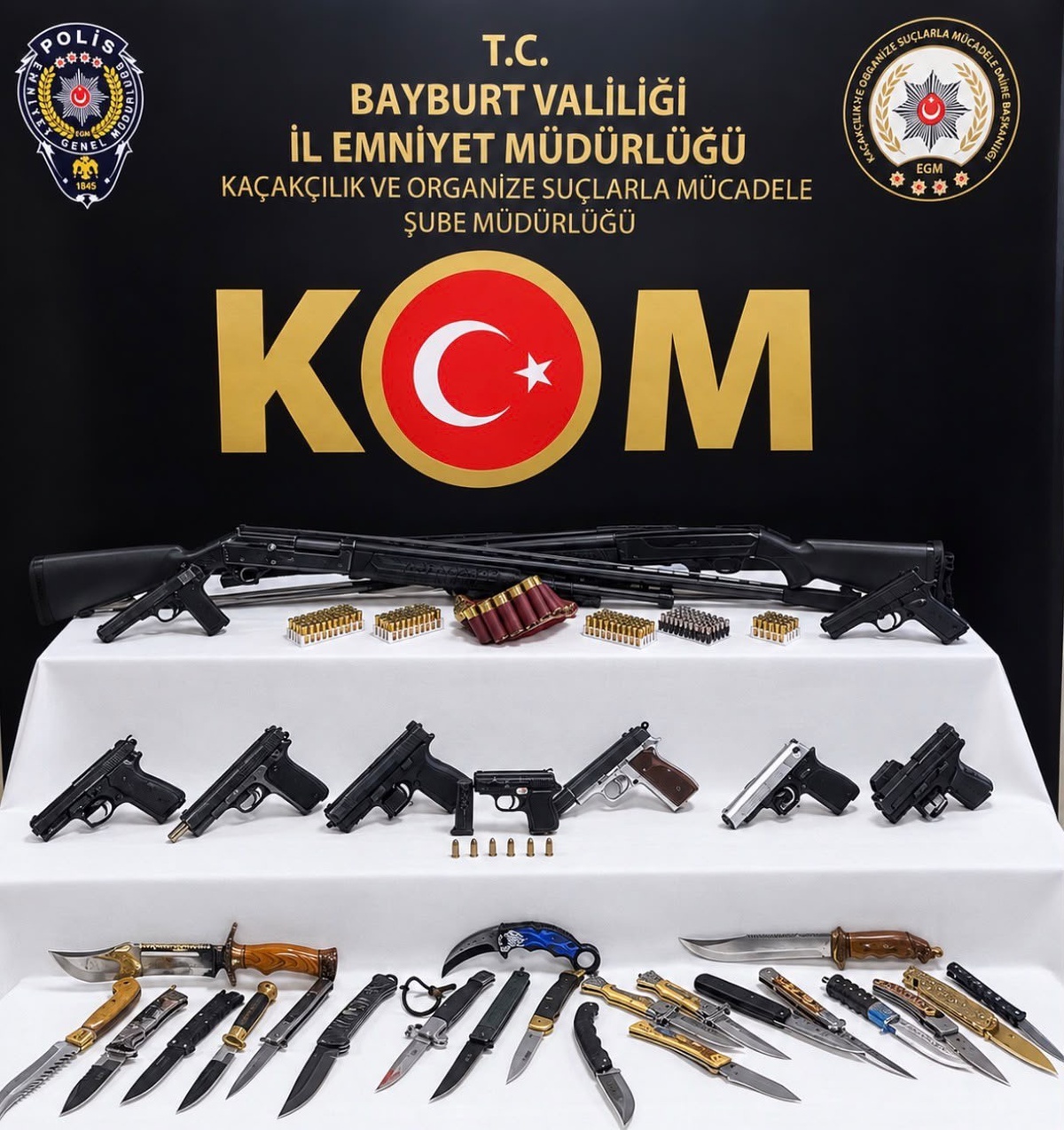 Bayburt ve Konya'da silah ticareti operasyonu düzenlendi, 1 şüpheli tutuklandı