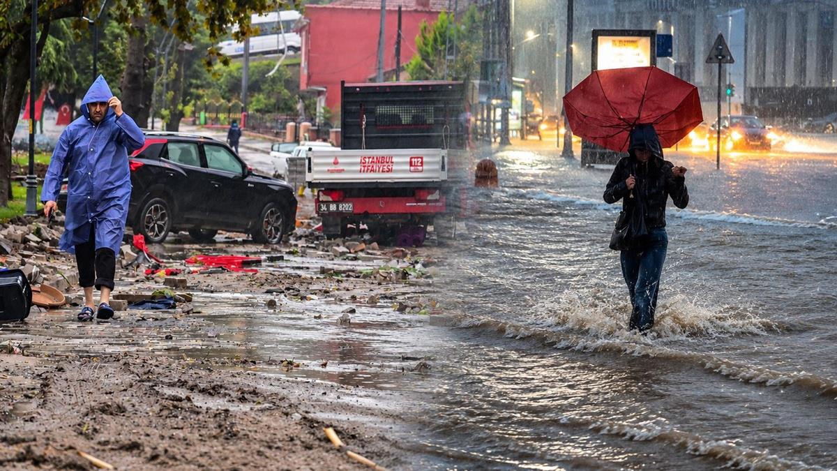 İstanbul sel riski SON DAKİKA! İstanbul'da yağmur saat kaçta başlayacak, ne kadar sürecek? Cumartesi Pazar hava nasıl olacak?