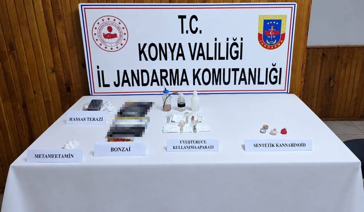 Konya'da 26 operasyonda 4 bin 137 sentetik hap ele geçirildi, 1 şüpheli tutuklandı