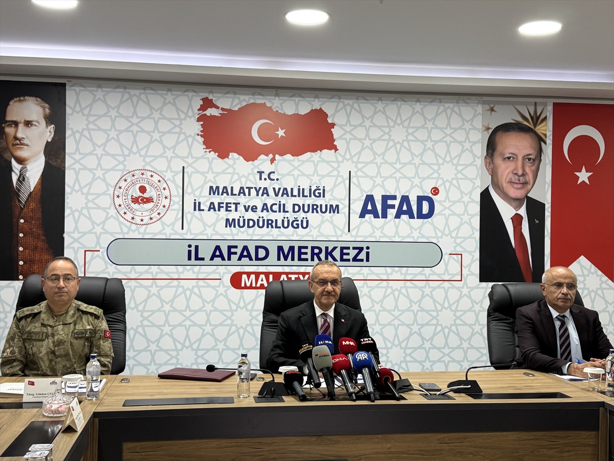 Malatya'da İl Afet ve Acil Durum Koordinasyon Toplantısı düzenlendi
