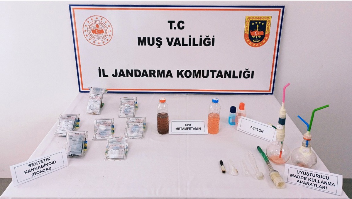 Muş'ta jandarma operasyonunda 604 gram uyuşturucu ele geçirildi, 1 şüpheli tutuklandı