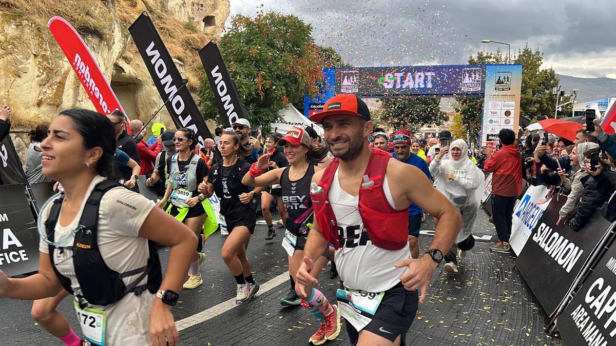 Nevşehir'de Kapadokya Ultra Trail 14K'da Sapronenkova ve Can Ayaz birinci oldu