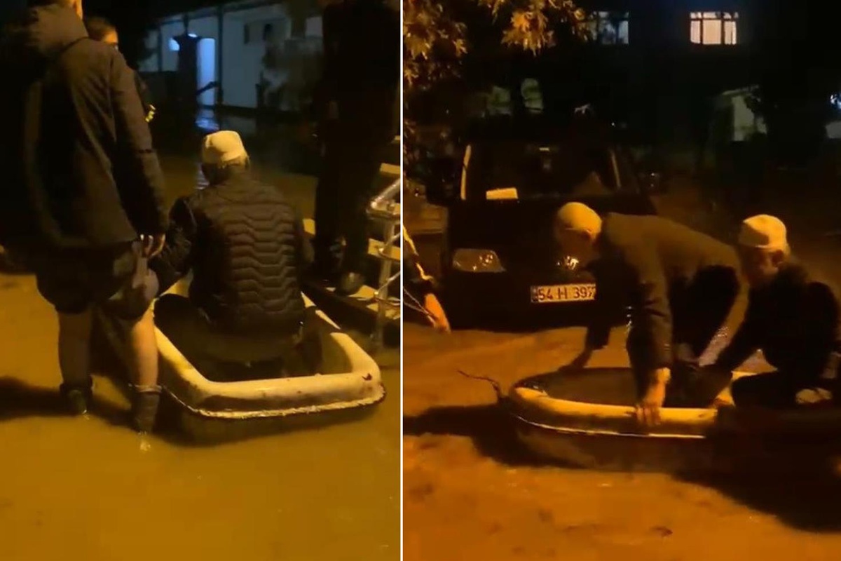 Namaza yürüyerek gittiler, evlerine kayıkla döndüler