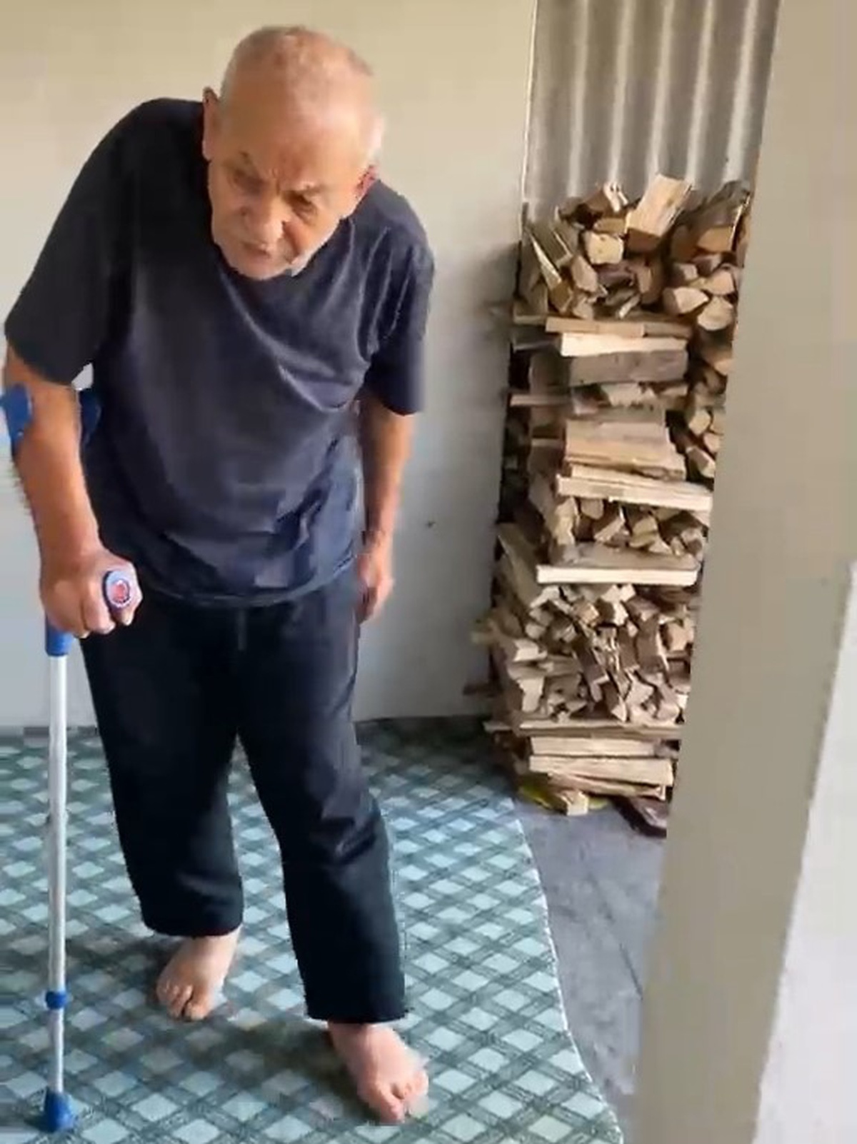 Samsun Terme'de yüzde 71 engelli 76 yaşındaki adam huzurevi için yardım istedi