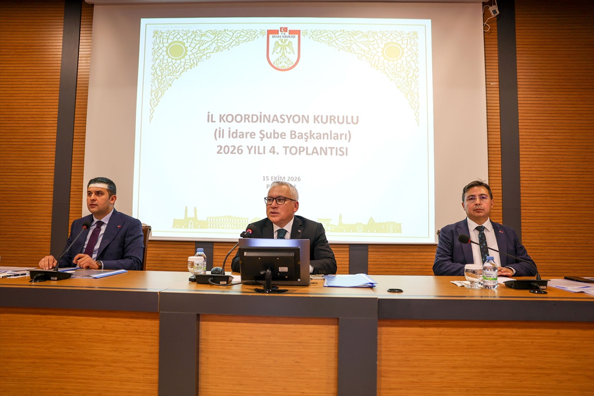 Sivas İl Koordinasyon Kurulu, 405 projeyi ve 138 milyar TL'yi değerlendirdi