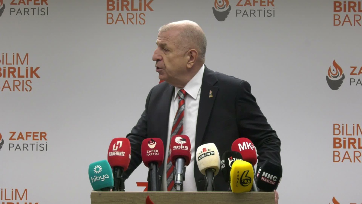 Zafer Partisi lideri Özdağ, muhalefete düşman ceza hukuku politikalarını eleştirdi