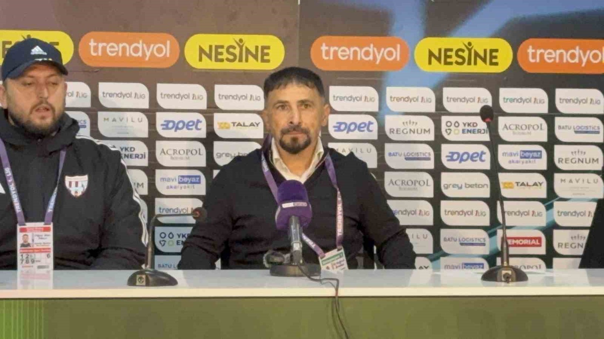 Bandırmaspor Teknik Direktörü Arslan 2-1'lik yenilgide ders çıkaracaklarını söyledi