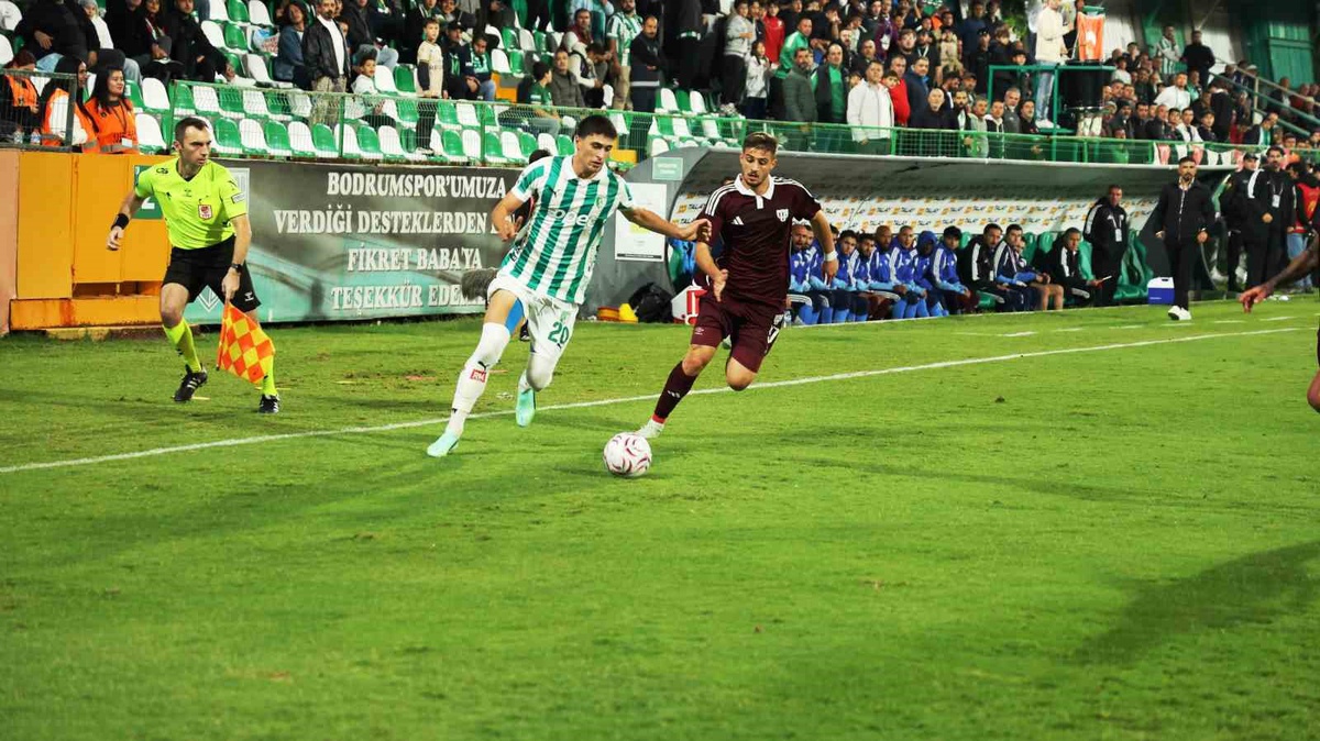 Bodrum FK, sahasında Bandırmaspor'u 2-1 yenerek 11. haftayı galibiyetle kapattı