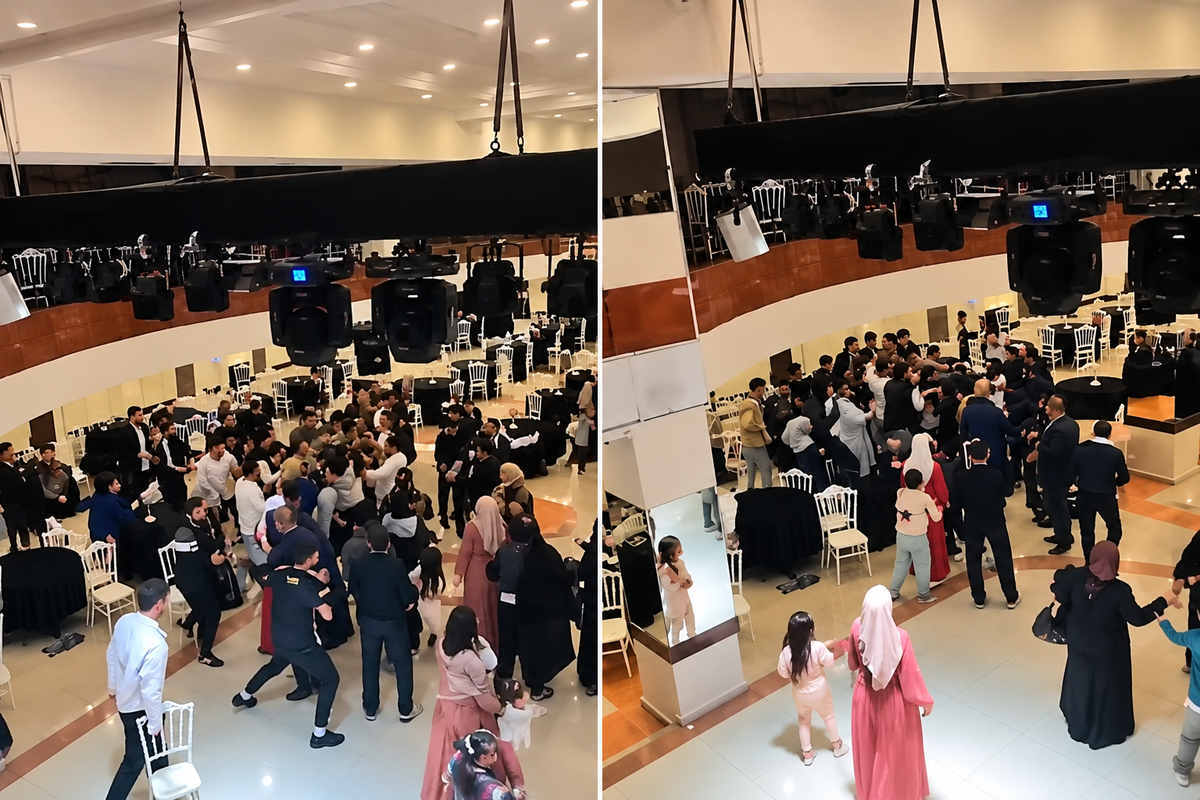 Düğünde takı kavgası! Gelin ve damadın ailesi birbirine girdi, sandalyeler havada uçuştu