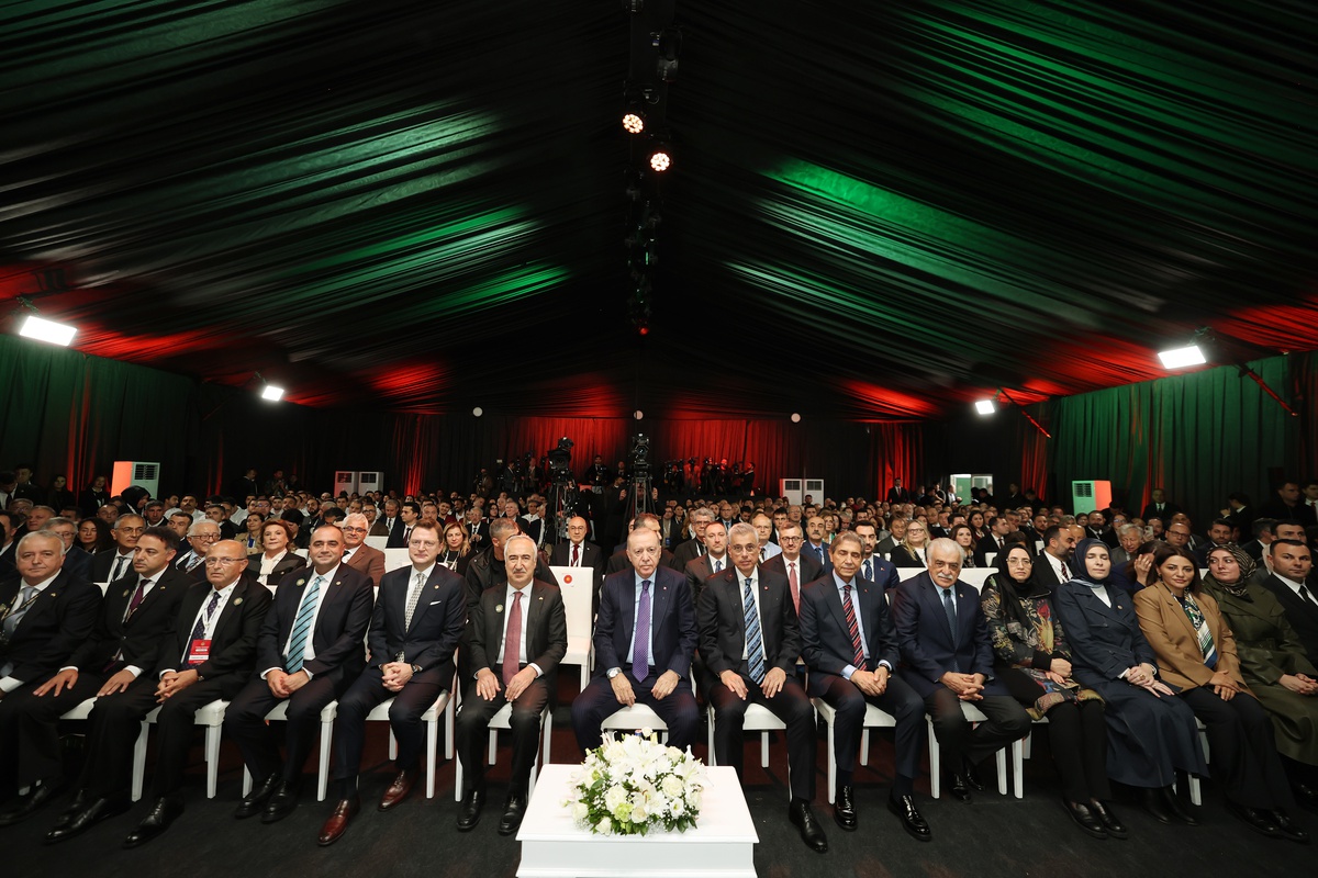 Cumhurbaşkanı Erdoğan, İstanbul Üniversitesi Hastanesi Çapa Yerleşkesi'ndeki törende konuştu