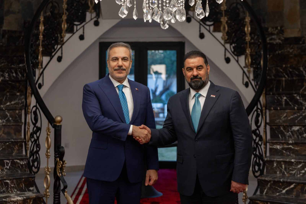 Dışişleri Bakanı Fidan, Bağdat'ta Irak Meclis Başkanı Halbusi ile görüştü