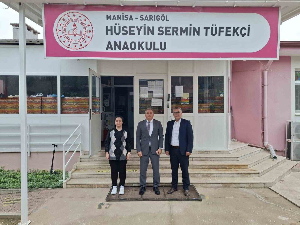Sarıgöl İlçe Milli Eğitim Müdürü Demirtaş anaokulunda eğitim faaliyetlerini inceledi