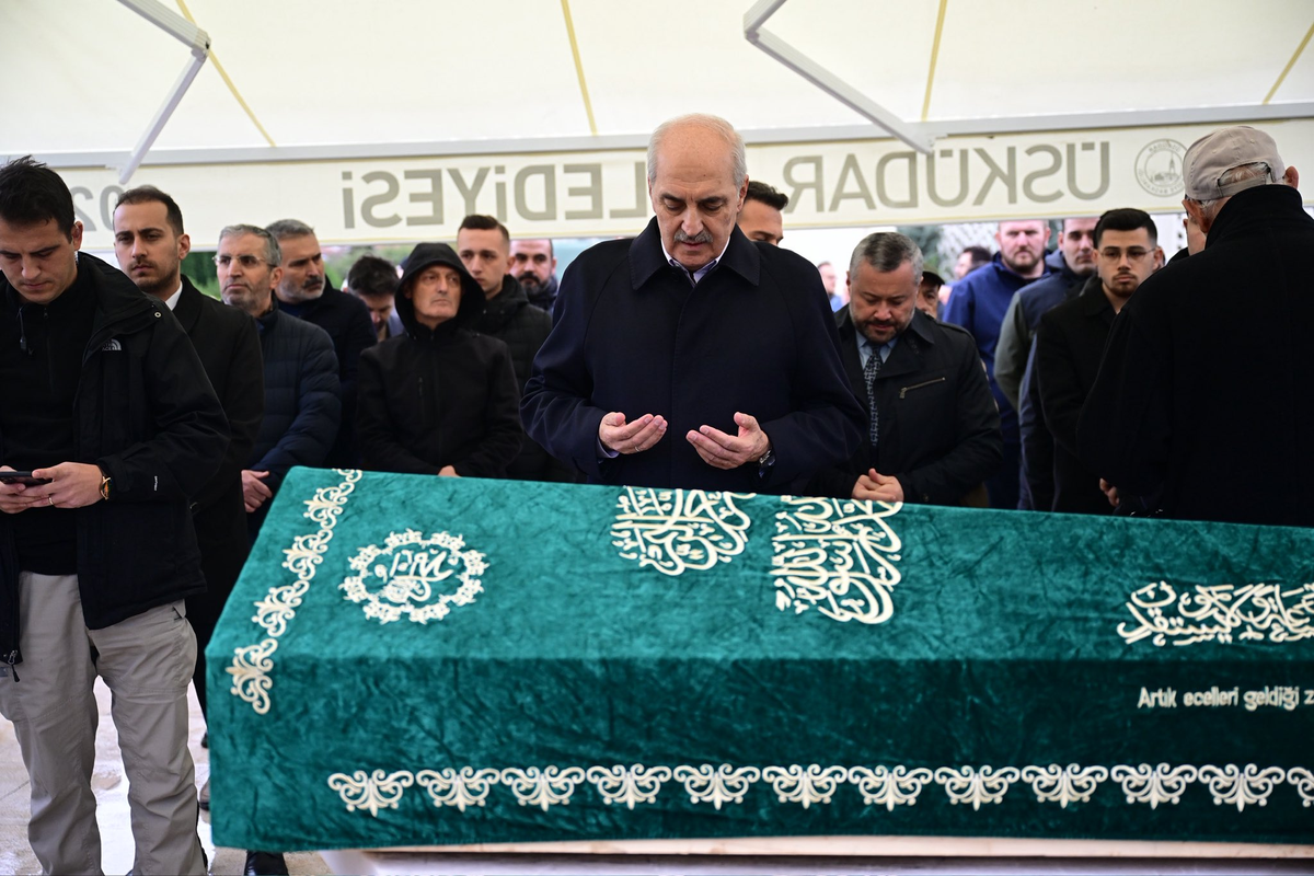 TBMM Başkanı Kurtulmuş, Cevat Özkaya’nın Üsküdar’daki cenaze törenine katıldı