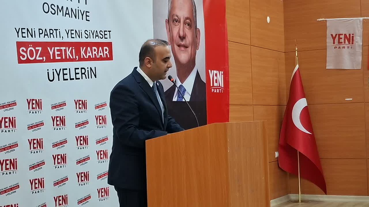 Avni Güvel, YENİ Parti'nin Osmaniye İl Başkanlığı seçimini 4 bin 392 oyla kazandı