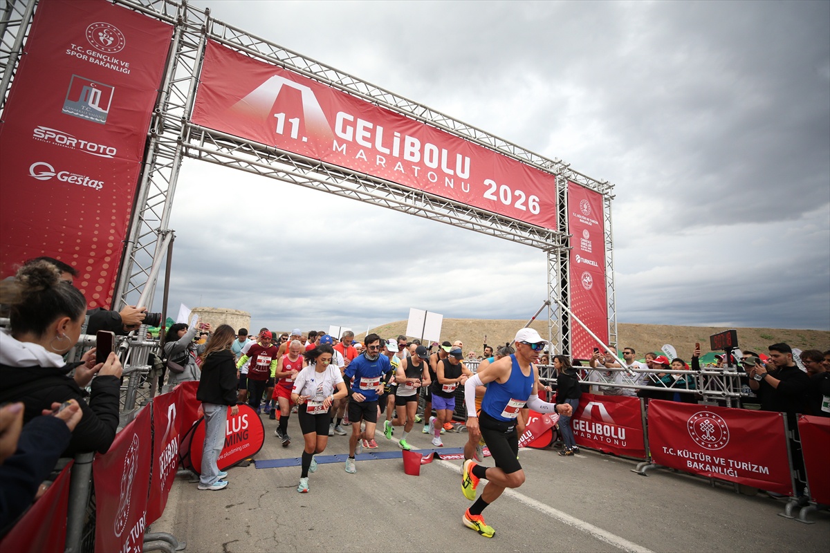 Çanakkale'de 11. Uluslararası Gelibolu Maratonu başladı
