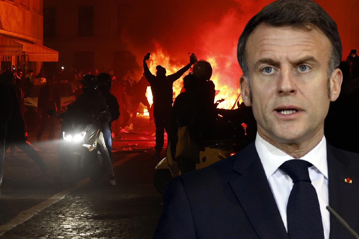 Macron: Yağmacılar bedelini ödeyecek