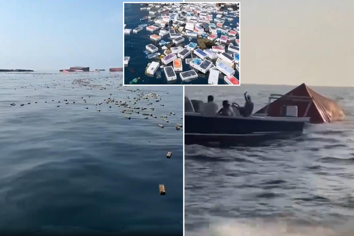 Hürmüz'de şaşırtan manzara! Balık yerine iPhone avına çıktılar