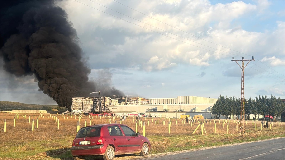 Kırklareli'de ilaç fabrikasında büyük yangın! Çevre illerden itfaiye ekipleri sevk edildi