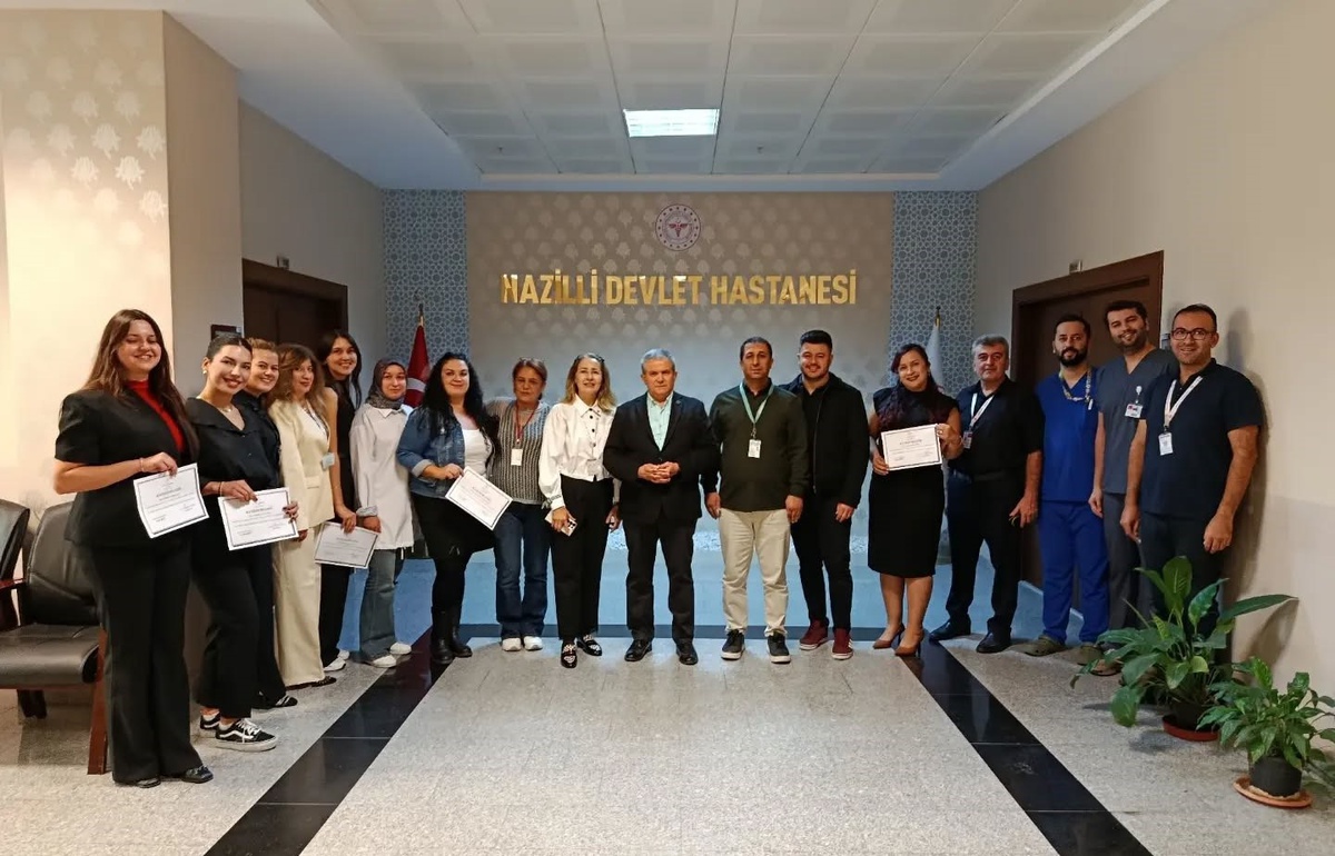 Nazilli Devlet Hastanesi'nde 8. Acil Bakım Hemşireliği Eğitimi tamamlandı