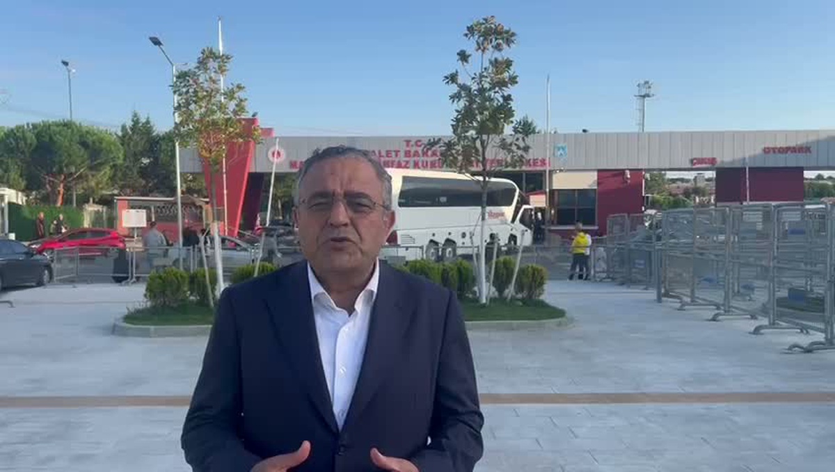 Diyarbakır Milletvekili Tanrıkulu, Marmara Cezaevi önünde hukuk devleti sözü verdi