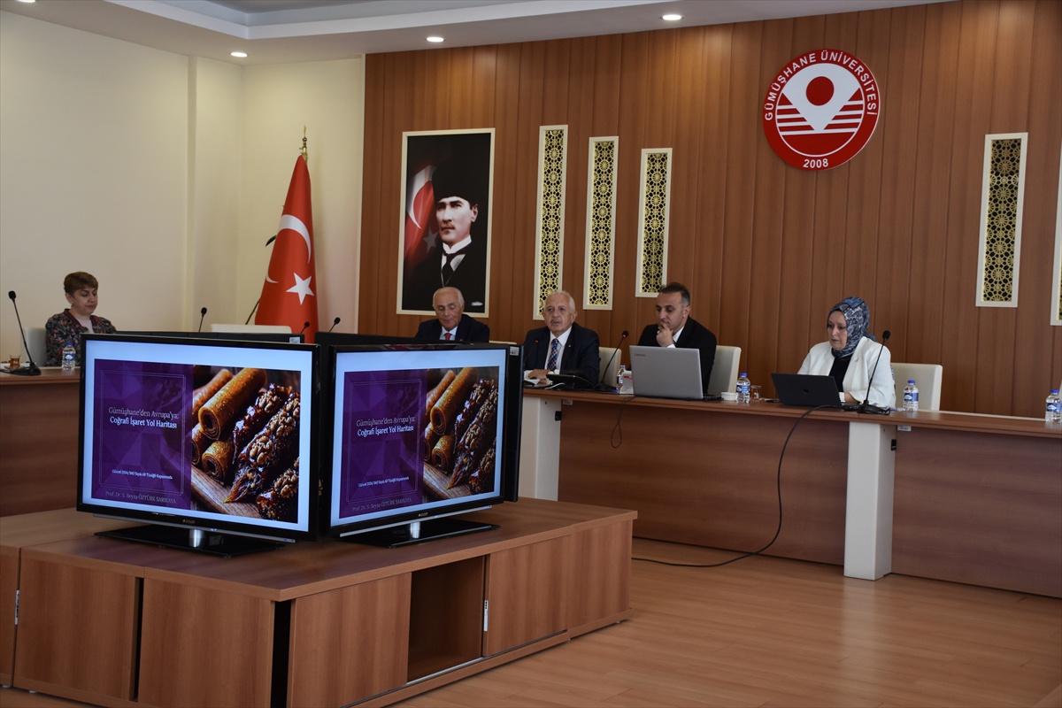 Gümüşhane'de coğrafi işaret toplantısında pestil ve kömenin AB tescili ele alındı