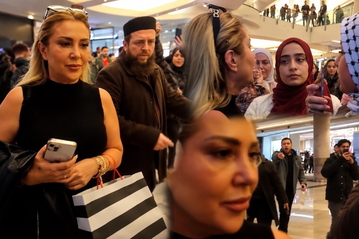 İsrailli kadına öfke büyüdü! Dev alışveriş merkezi tahliye edildi