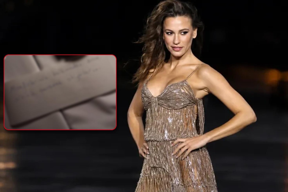 Serenay Sarıkaya’ya restoranda sürpriz not: Misafirlerimiz kalkmadan önce sizinle tanışmak istiyorlar