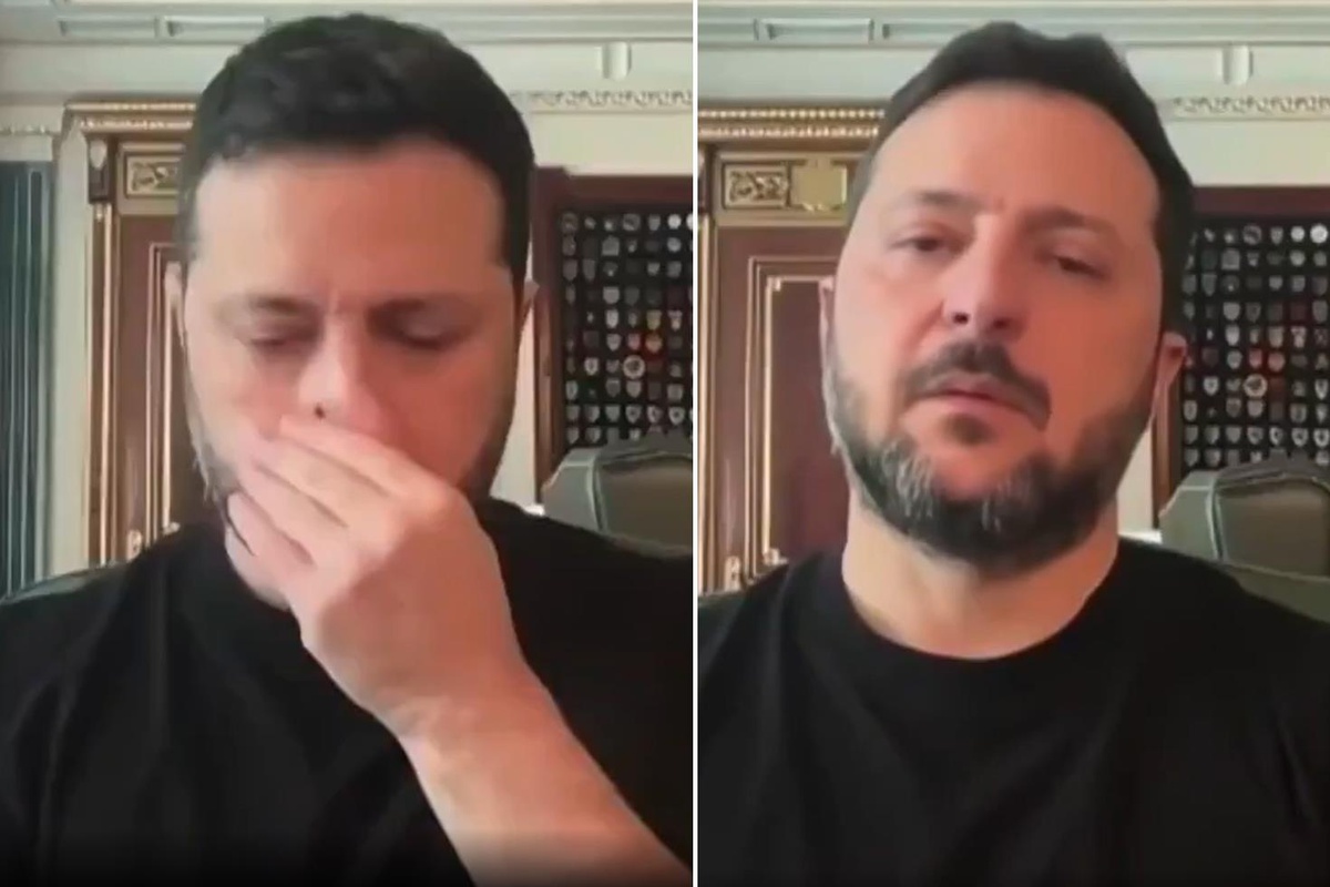 Zelenski'nin canlı yayındaki hareketi kafaları karıştırdı