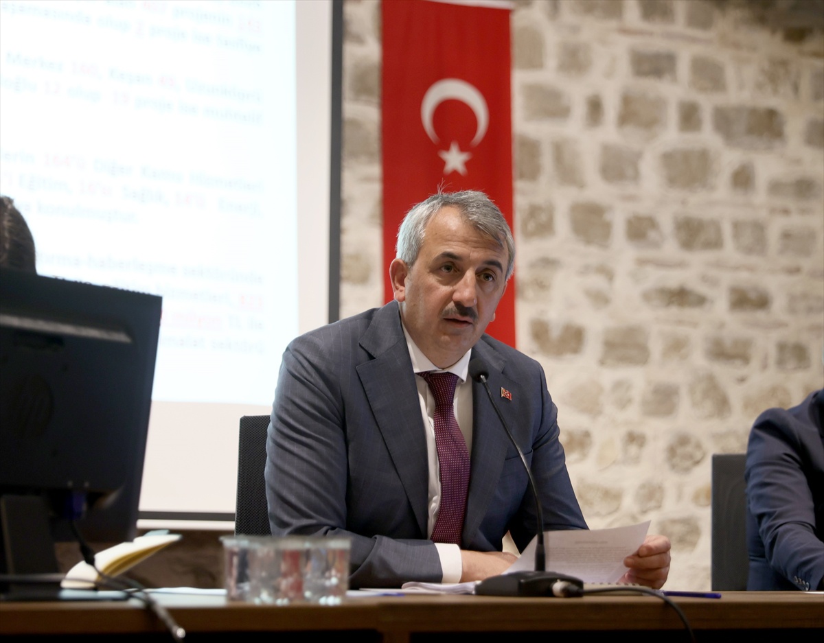 Edirne'de İl Koordinasyon Kurulu, 407 proje için Vali Sezer başkanlığında toplandı