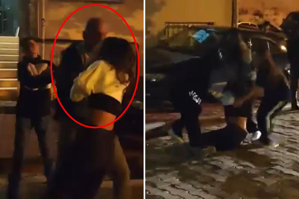 Gürültü tartışmasında bıçakla sokağa indi! Genç kızlara dehşeti yaşattı