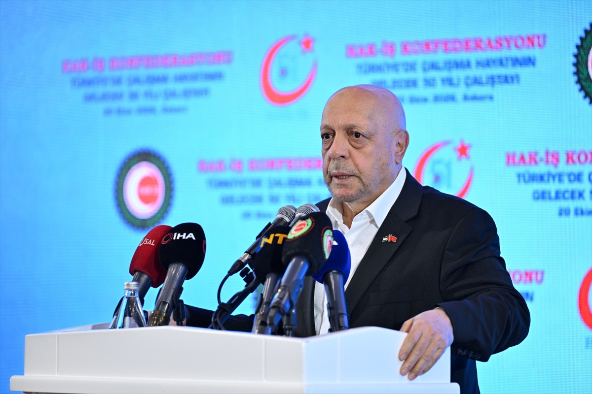 HAK-İŞ Genel Başkanı Arslan, gelir vergisi yükünün çalışanlarda olduğunu söyledi