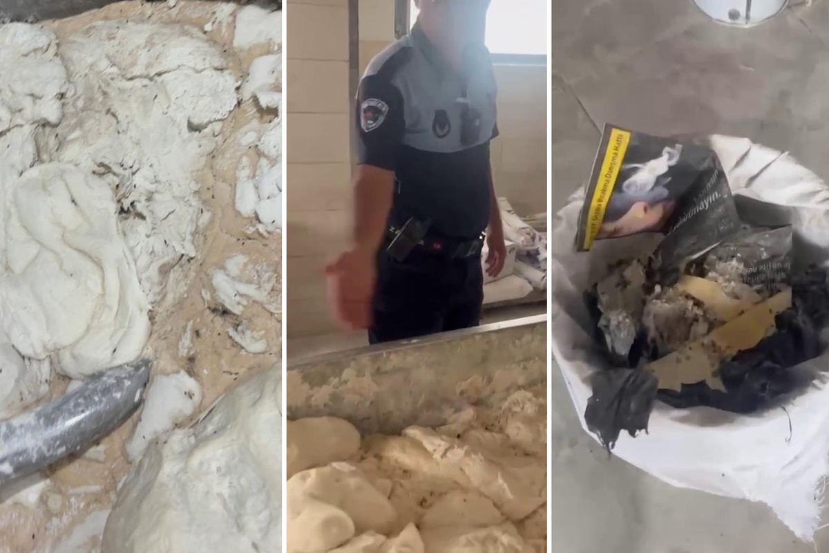 Fırında mide bulandıran görüntüler! Hamam böceği ve sigara izmaritinden geçilmiyor