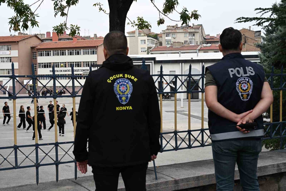 Konya'da okul çevresi denetimlerinde 25 bin 528 kişi sorgulandı, 9 kişi yakalandı
