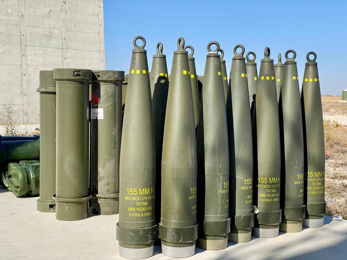MKE, 155 mm obüs mühimmatı kapasitesini bu yıl 54 kat artıracak
