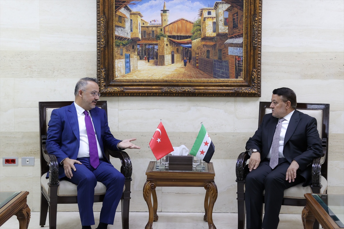Türkiye'nin Şam Büyükelçisi Yılmaz, Zeydan ile basın ve medya iş birliğini görüştü