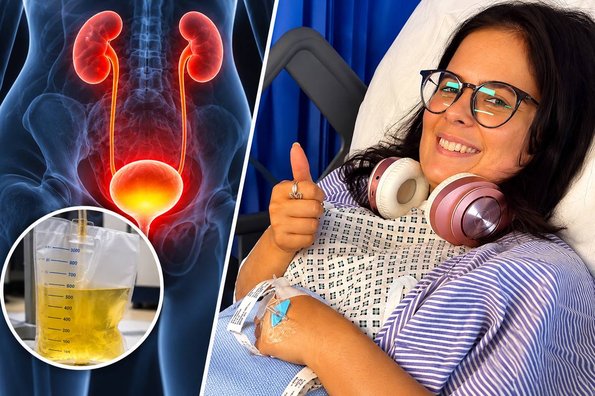 2,5 yıldır normal şekilde idrar yapamıyor: Mesanesinden 1 litre idrar boşaltıldı
