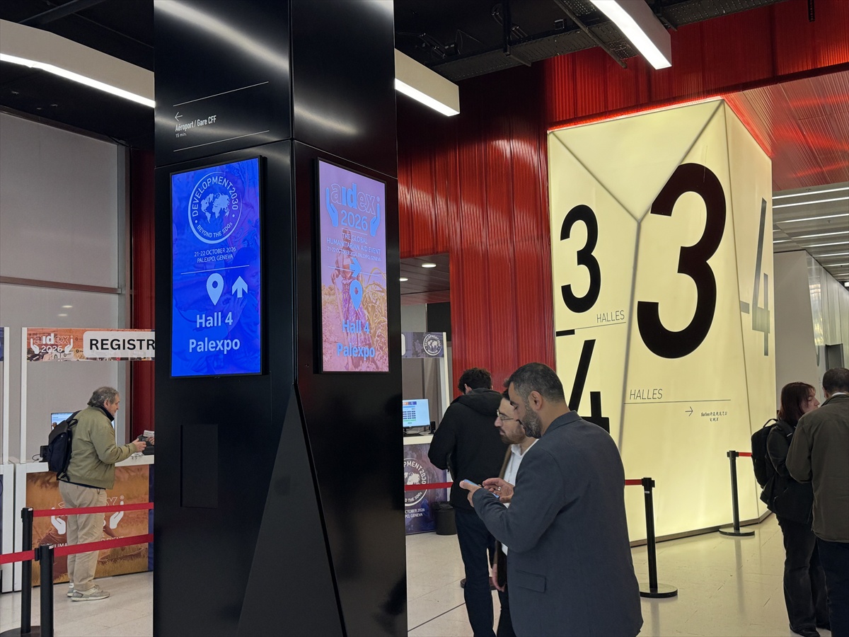 AidEx 2026 Cenevre'de başladı, 94'ten fazla ülkeden 3 binden fazla temsilci katılıyor