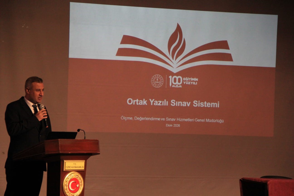 Cizre'de OYSS toplantısı okul müdürleri ve zümre başkanlarıyla yapıldı