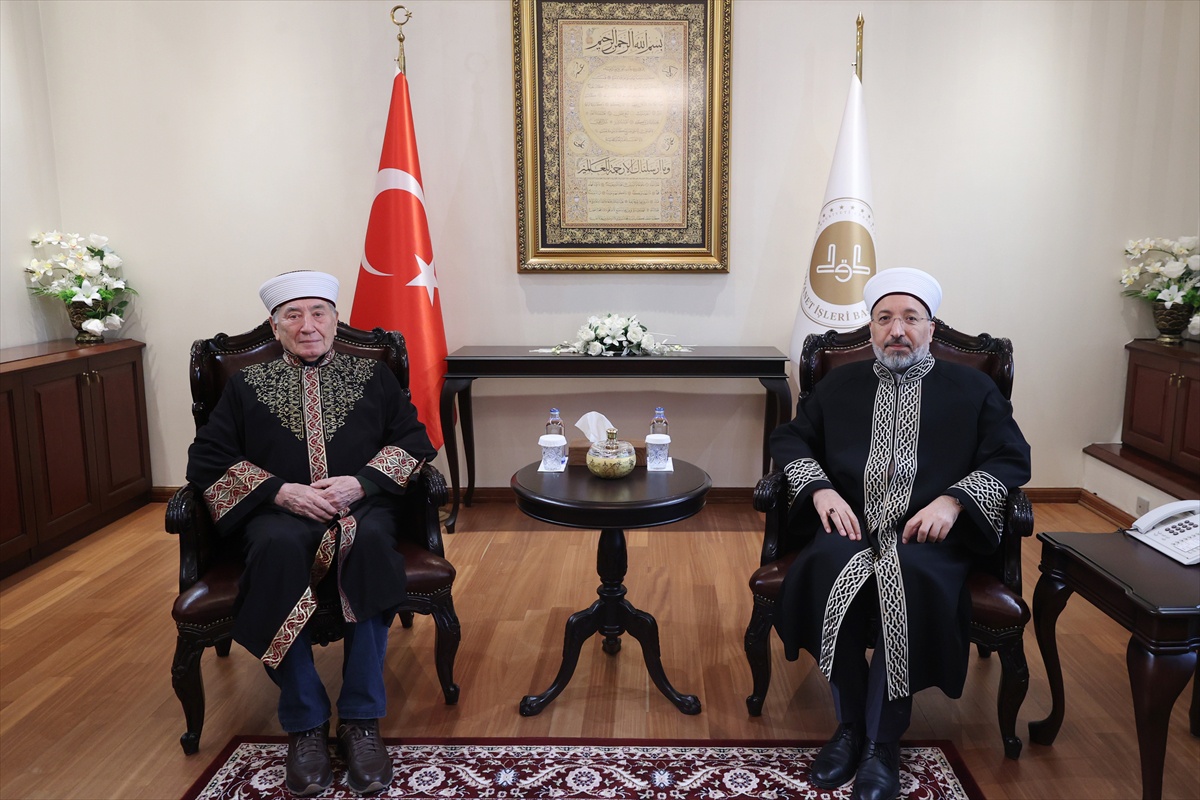 Diyanet İşleri Başkanı Arpaguş, Belarus Müftüsü Şabanoviç ile işbirliğini ele aldı