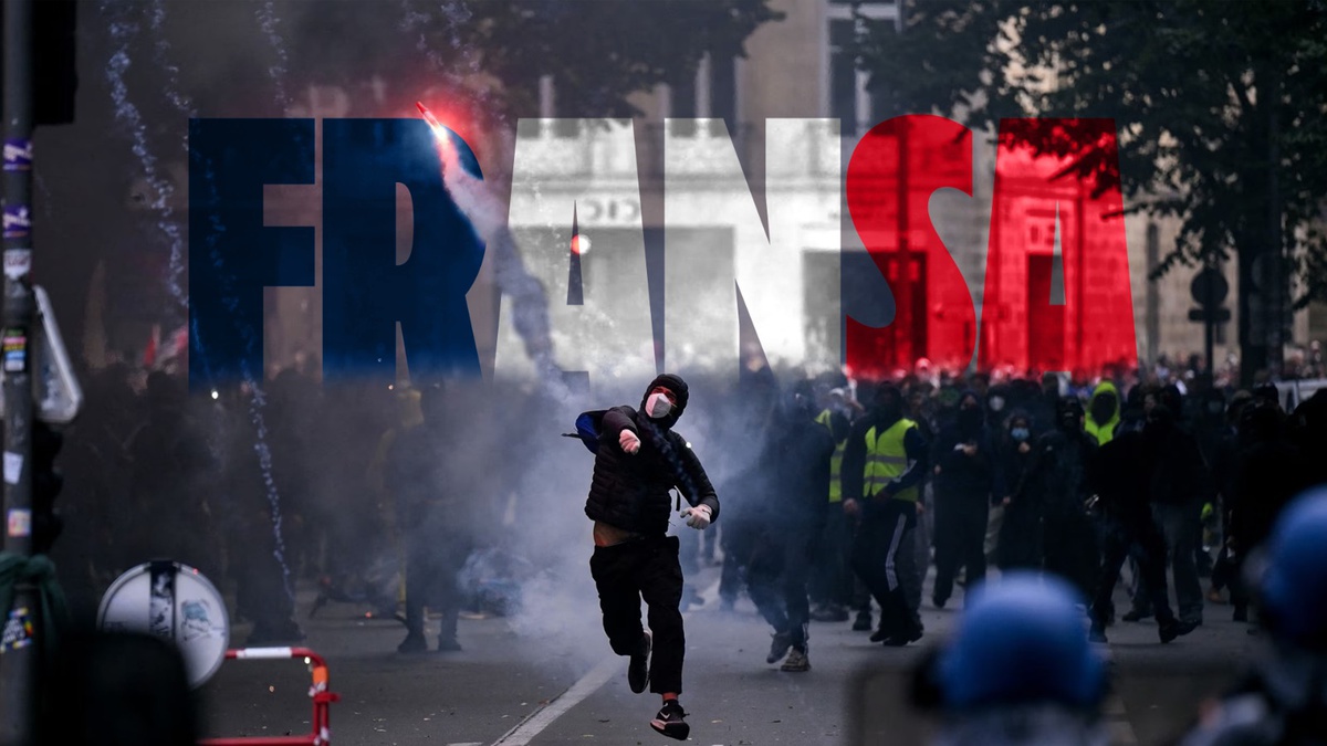 Fransa'da protestolar büyüdü, 17 Ekim'de 550 binden fazla kişi katıldı