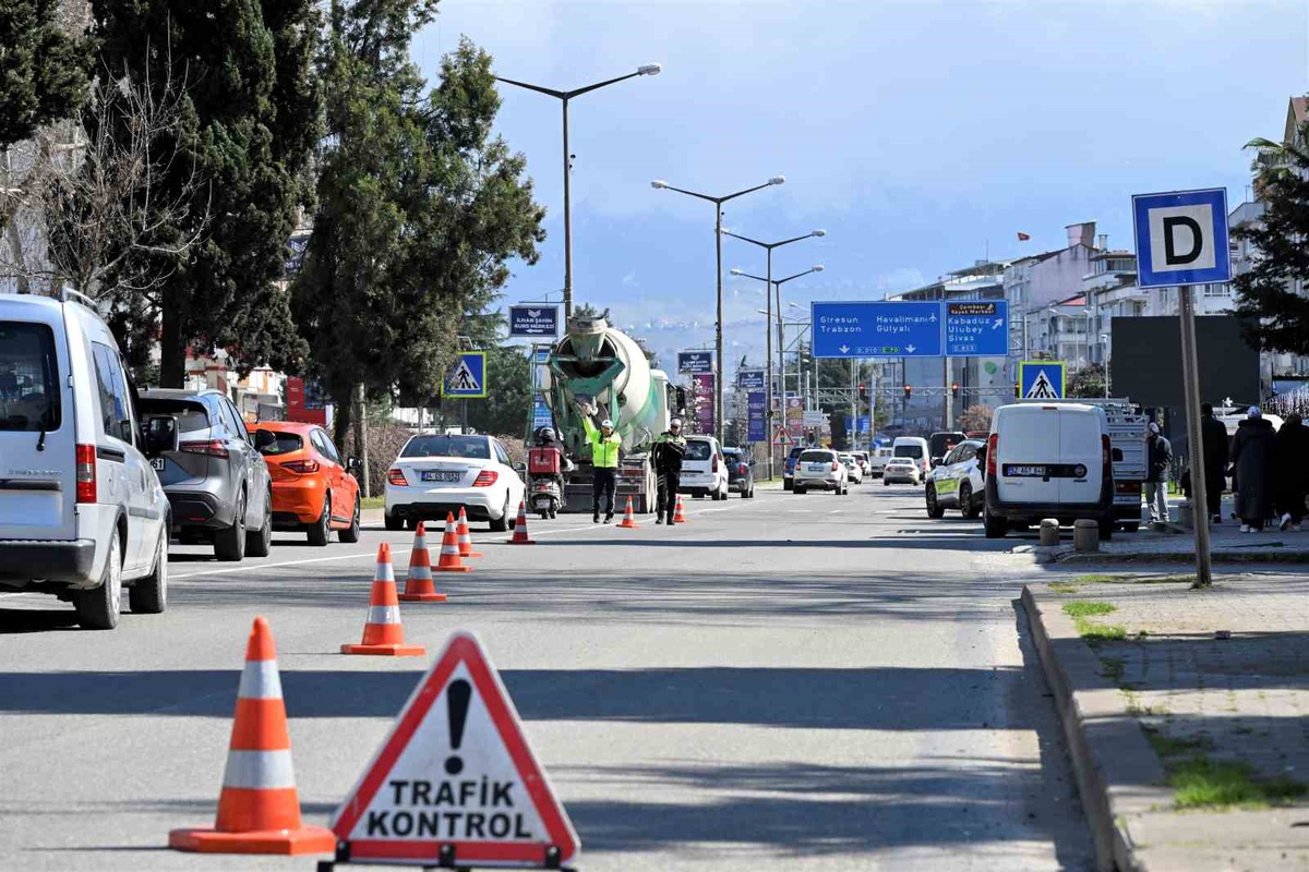 Ordu'da bir haftalık trafik denetiminde 18 bin araç kontrol edildi
