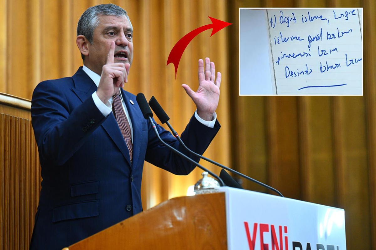 Özgür Özel görmesin! Kürsüde konuşurken iki vekil kameraya yakalandı